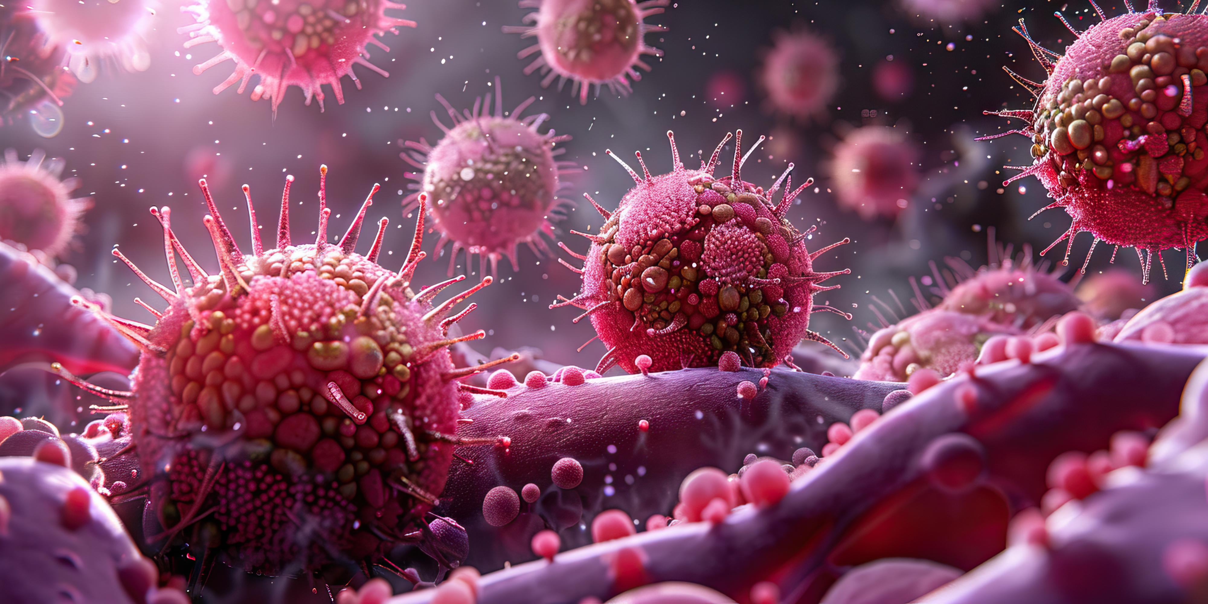 disease modeling stock image