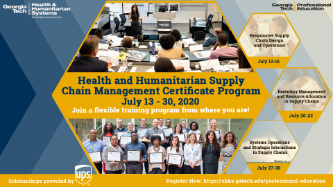 HHSCM Certificate Online Program 2020 Flyer
