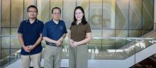 The ISyE research team from left to right: Xiao Liu, the David M. McKenney Family Associate Professor; Yu Ding, the Anderson-Interface Chair and professor and project lead; and Ph.D. student Quan Zeng.